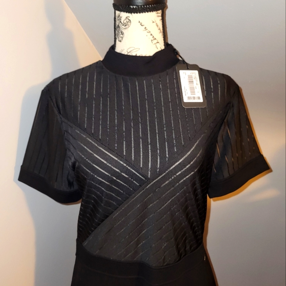 Elegent black fitted Armani Exchange cocktail dress